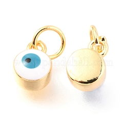 Латунь эмаль подвески&nbsp;KK-Y001-02A-06G