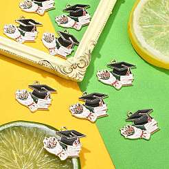 Подвески из сплава с эмалью&nbsp;ENAM-CJC0006-55C