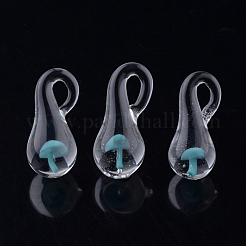 Подвески ручной работы стеклянные бусины&nbsp;X-LAMP-Q028-12B