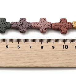 Бусы из натуральной лавы&nbsp;G-L498-E01-01A