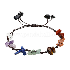 1шт. браслеты из плетеных бусин из натуральных и синтетических смешанных драгоценных камней&nbsp;BJEW-LP0002-30