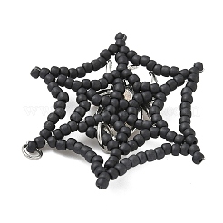 Подвески из стеклянных бусин в виде паутины на тему хэллоуина&nbsp;PALLOY-MZ00779-01