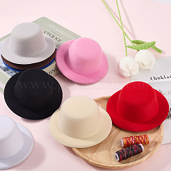 8 шт. 8 цвета ткань eva таблетка стюардесса чародей шляпа основа для шляпного магазина&nbsp;AJEW-GF0010-94