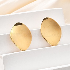 Серьги-гвоздики из нержавеющей стали 304&nbsp;EJEW-D319-09B-G