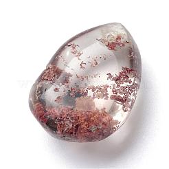 Подвески из натурального зеленого лодолитового кварца / садового кварца&nbsp;G-Q485-02