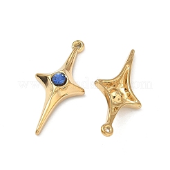 Подвески из нержавеющей стали 304 со стразами&nbsp;STAS-L308-04B-G