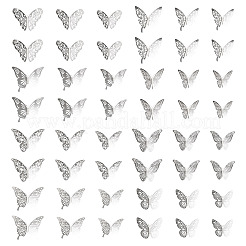 96 шт. 8 стиля 3D наклейки на стену в виде бабочки для домашних животных&nbsp;DIY-TA0013-12B