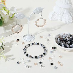 360шт 6 цвета гальванические стеклянные бусины&nbsp;EGLA-SC0001-58