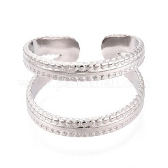 Регулируемые манжеты из нержавеющей стали 304 для женщин&nbsp;RJEW-N052-25P