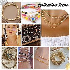 300 шт. 2 цвета 5 размера латунные бусины для плакирования&nbsp;KK-PH0006-43