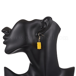 3d серьги-подвески из стеклянных бусин кукурузы&nbsp;EJEW-MZ00649