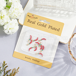 Кулоны с эмалью из латуни&nbsp;KK-BBC0019-48B