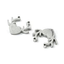 Не тускнеющие подвески из нержавеющей стали 304 с ручной полировкой&nbsp;STAS-C075-01P