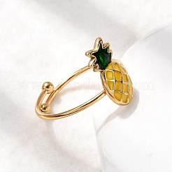 Регулируемые эмалированные манжеты из нержавеющей стали 304 для женщин&nbsp;RJEW-B152-01G-02