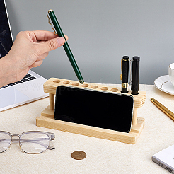 Деревянная стойка для хранения ручек&nbsp;ODIS-WH0038-241B-1