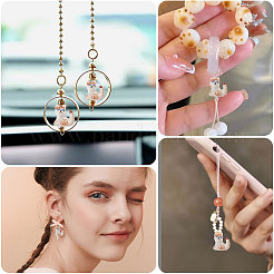 6шт фарфоровые бусины ручной работы&nbsp;PORC-CA0001-22