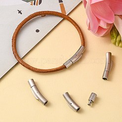 Застежки для ожерелий из матовой нержавеющей стали 304&nbsp;STAS-I013-4mm-A