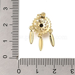 Стойки обшивки латунь микро проложить Циркон подвеску&nbsp;ZIRC-F142-09G