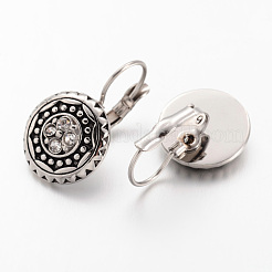 Серьги-русики из хирургической нержавеющей стали 316 EJEW-K042-22AS