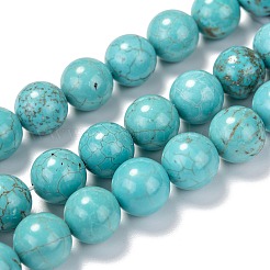 Бусины из натурального магнезита&nbsp;LS-G-L555-02-10mm-A