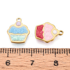 Подвески из нержавеющей стали 304 с эмалью&nbsp;STAS-T069-56