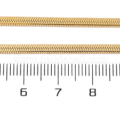 Цепочки-елочки из нержавеющей стали 304 с вакуумным покрытием PVD&nbsp;X-NJEW-F227-02G-04