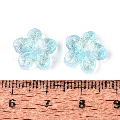 Выпечка расписные прозрачные стеклянные бусины&nbsp;DGLA-N014-08A-07