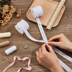 5 ярд полиэстеровой ленты для пришивания кнопок&nbsp;DIY-OC0014-49A