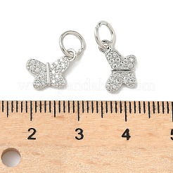 Латунные микро проложить кубического циркония подвески&nbsp;KK-D386-12P