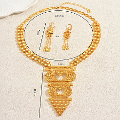 Комплект из преувеличенных геометрических серег и ожерелий из сплава для женщин&nbsp;YR7316