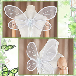 Крылья бабочки из полиэстера и перьев&nbsp;AJEW-WH0542-82