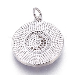 Латунь эмаль подвески&nbsp;KK-O113-07B-P