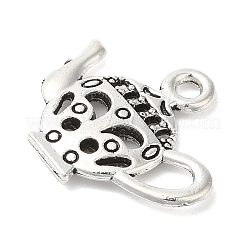 Чайника тибетский стиль цинкового сплава очарование&nbsp;TIBEP-R334-179AS-RS