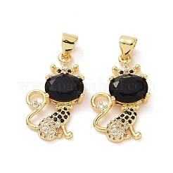 Латунные микро проложить кубического циркония подвески&nbsp;ZIRC-F134-20G-02