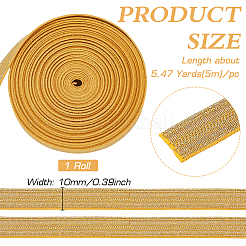 Полосатая лента из полиэстера&nbsp;OCOR-WH0091-40A-02-1
