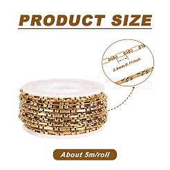 Ионное покрытие (ip) 304 нержавеющая сталь коробчатые цепи&nbsp;YS-TAC001-01G