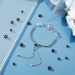 24 шт. 4 бусины из нержавеющей стали 202&nbsp;STAS-UN0048-77