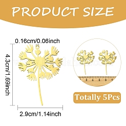 5 шт. подвески из нержавеющей стали 201&nbsp;STAS-YW0003-02G