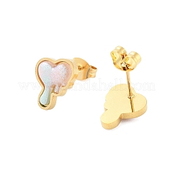 Ионное покрытие (ip) 3 пара 3 стилей серьги в форме сердца из нержавеющей стали 304 EJEW-A114-07G