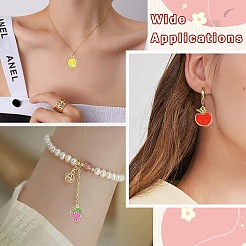 60шт 10 стиля подвески из сплава с эмалью&nbsp;ENAM-CJ0007-18