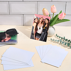 10 шт. 2-цветная алюминиевая термотрансферная печать пустая индикаторная пластина&nbsp;DIY-CP0013-30