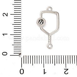 Латунные черные эмалевые соединители подвески&nbsp;KK-NH0005-02P