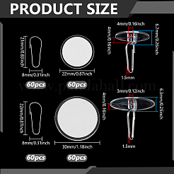 2 стиль прозрачная присоска для вешалки на стену окна&nbsp;HJEW-FG0001-24