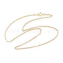 Латунные цепочки-скрепки для женщин и мужчин&nbsp;NJEW-Z068-07G