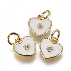 Латунные микро проложить кубического циркония подвески&nbsp;ZIRC-I026-06G