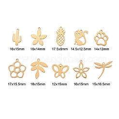 100 шт. 10 подвески из нержавеющей стали 304&nbsp;STAS-LS0001-32G