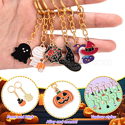 16 шт. брелки из эмалированного сплава&nbsp;KEYC-YW00217