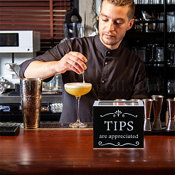 Акриловые коробки для хранения советов пожертвований&nbsp;CON-WH0099-83B