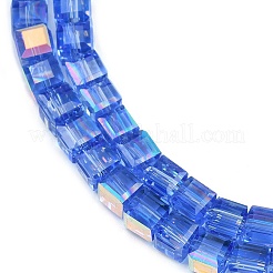 Гальванизируйте прозрачное стекло бисер нитей&nbsp;EGLA-B011-07A-AB03