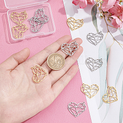 12 шт. подвески из нержавеющей стали 201 двух цветов&nbsp;STAS-DC0010-59